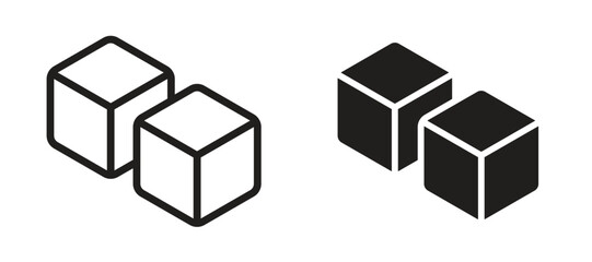 Obraz premium Ice icon vector design template and illustration EPS10.
