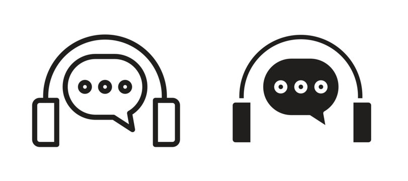 Live chat icon vector design template and illustration EPS10.