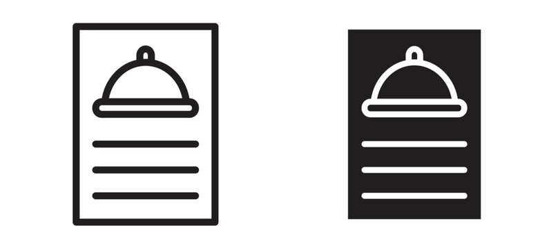 Menu icon vector design template and illustration EPS10.