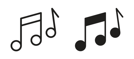Music note icon vector design template and illustration EPS10. © RImon