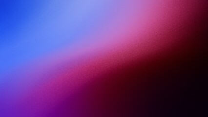 Obraz premium Abstract grainy gradient background with vibrant blue purple and red colors transition for digital design and social media projects.