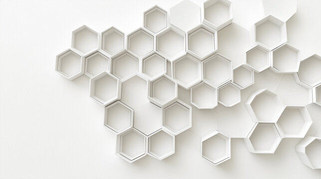 Exploring Modern Minimalism The Harmony of Hexagonal Shapes in Contemporary Design Aesthetic