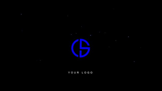 simple clean liquid energetic logo animation at 4k high fps.