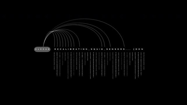 Complex 4K HUD interface displaying quantum decoherence calculations and data nodes. Ideal for advanced physics and computing themes.