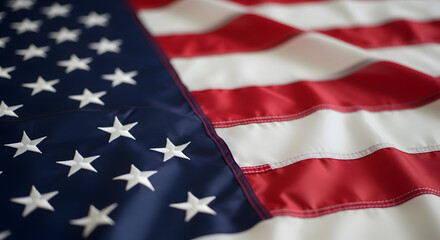 Obraz premium Flag day celebration with american flag displaying patriotism and national pride on june 14th every year