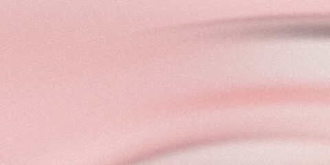 Fototapeta premium Pastel pink background with wavy lines and soft shadows