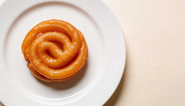 Traditional Golden Jalebi