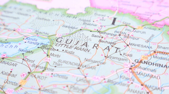 Map of Gujarat, India - Travel & Geography