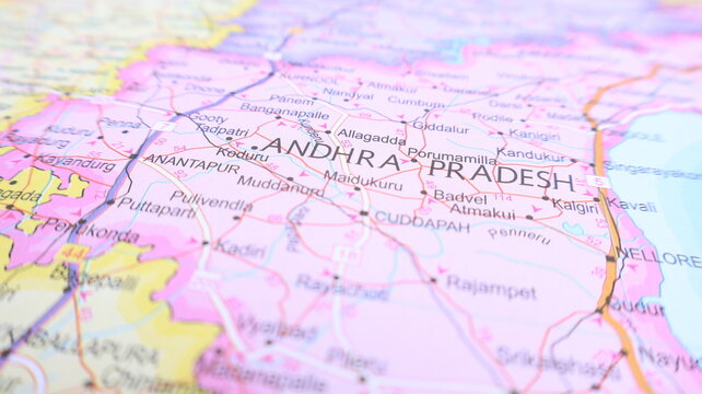 Andhra Pradesh State Map - India Travel Destinations