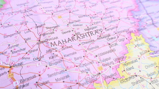 Maharashtra, India Map - Travel and Regional Guide
