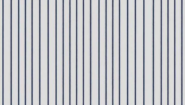 Seamless wallpaper pattern of thin vertical pinstripes in dark navy on light gray background with clean professional vector precision generative AI
