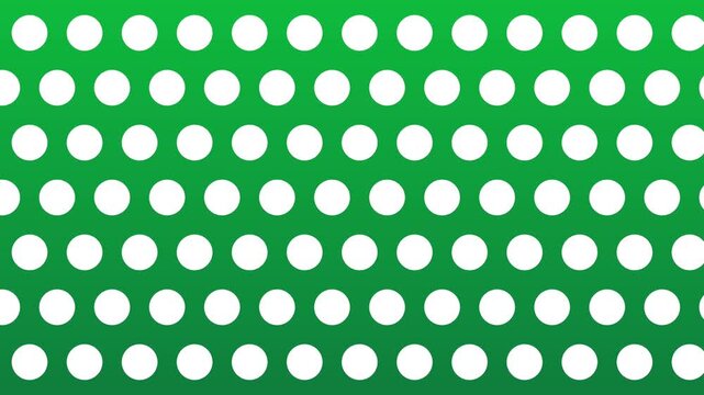 green background video with dotted pattern