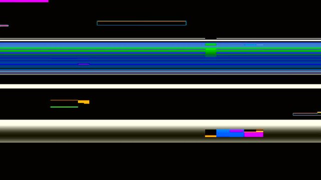 4K Signal Interference Glitch Transition Effect Overlay