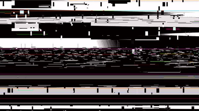 4K Digital Artifact Glitch Transition Effect Overlay