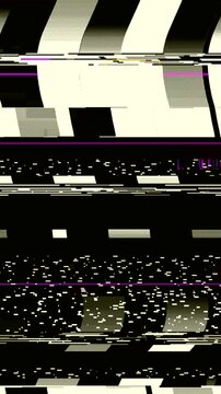 Vertical 4K Color Inversion Glitch Transition Effect Overlay