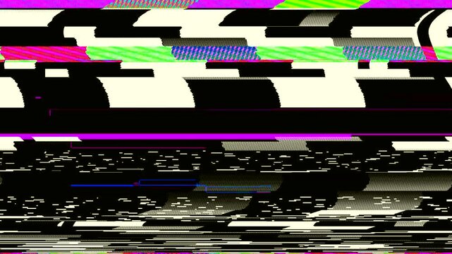 4K Color Inversion Glitch Transition Effect Overlay