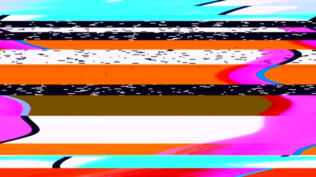 4K Electromagnetic Glitch Transition Effect Overlay
