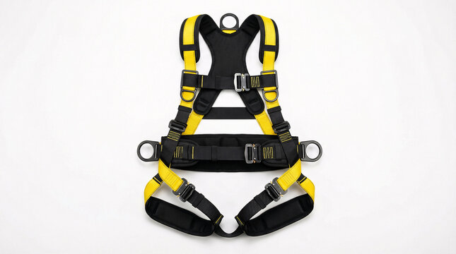 A black and yellow jet ski with a sleek design isolated on white background