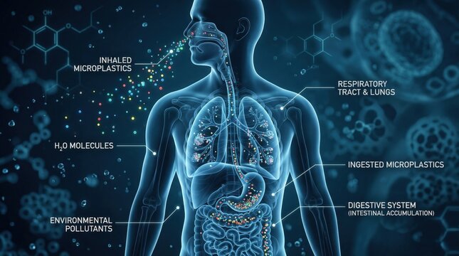 Microplastics in Human Body Respiratory and Digestive System