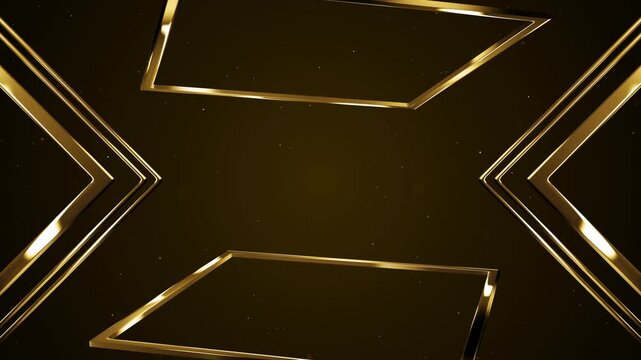 Luxury Geometric Lines Particles Gold Awards Trailer Titles Cinematic Openers Luxury Intro Background Loop