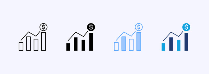Obraz premium Forecasting Icon Set Multistyle Various Collection Element For Design
