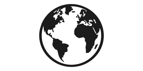 Obraz premium Blue 3d earth globe vector illustration featuring a global world map with continents and oceans for travel business and geography concepts in space