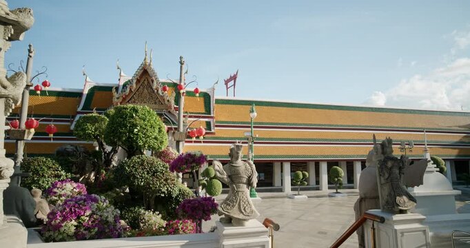 Wat Suthat Thepwararam is a first-class royal temple of the Ratchaworamahawihan type, one of only a few in  Bangkok Thailand