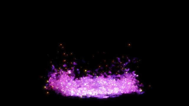 VFX Magic Fire 5 Seconds in + 5 Seconds loop 30fps Animation5