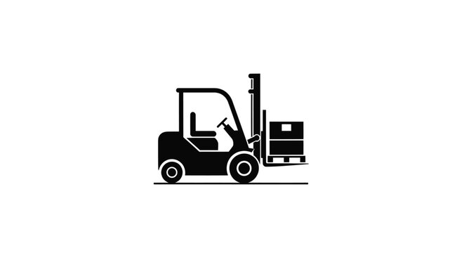 Forklift Machinery Industrial Equipment Vehicle.