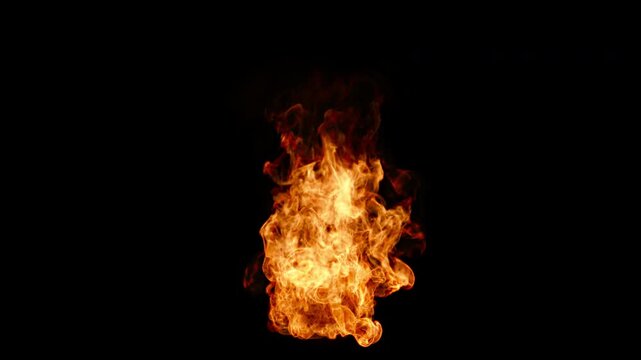 VFX Torch Fire 5 Seconds in + 5 Seconds loop 30fps Animation3