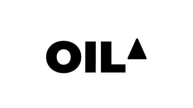oil up arrow symbol icon text