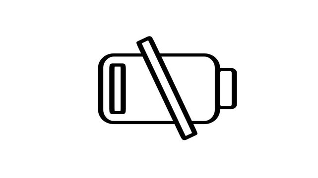 Low energy crisis symbol representing power outage, battery dead, and electrical failure indicating a severe disruption in energy supply and consumption
