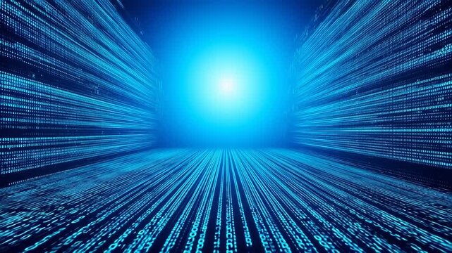 Digital data streams in a virtual corridor