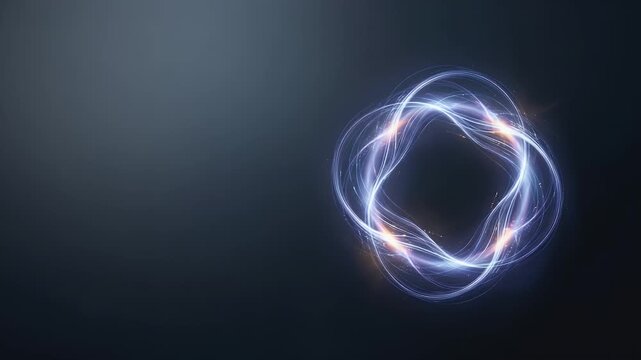 Refined wallpaper design featuring minimalist abstract elements inspired by nuclear fusion research with broad empty space for academic overlays and digital annotations supporting innovative plasma ph