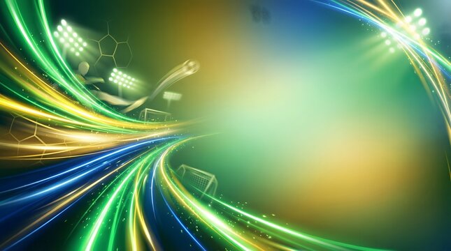 Football Promotion Background Brazil