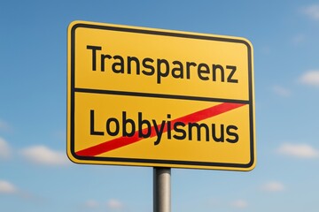 Obraz premium Transparency Over Lobbying