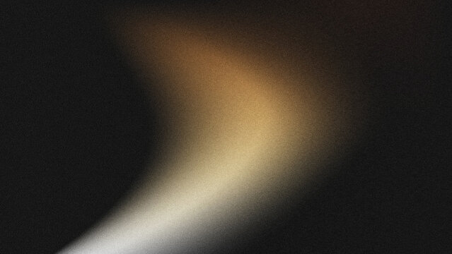 Elegant golden gradient abstract background with grainy texture, soft light beam effect.