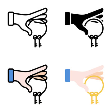 lease icon collection of various styles for design branding, print and digital media