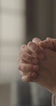 Woman feeling grateful and thankful	