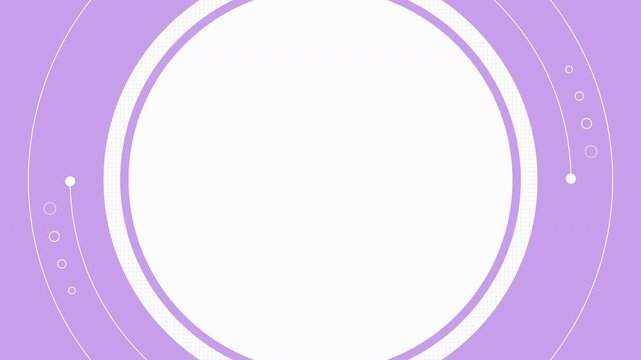 中央から回転するドットや図形のループアニメーション　色背景