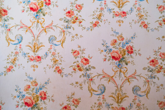 abstract background with flowers