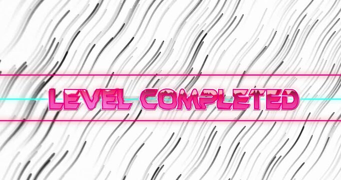 Animation of challenge accepted text over modern pink challenge you text