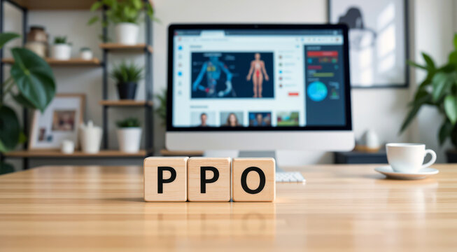 Preferred provider organization PPO plan for managed healthcare access in the United States, balancing network flexibility, specialist coverage and employer sponsored medical cost control