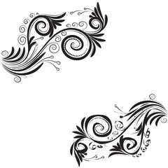 Fototapeta premium Beautiful decorative floral background