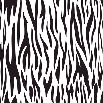 Seamless animal print pattern illustrating wild nature texture