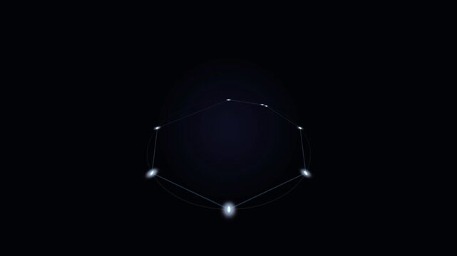 Astronomers observe a stellar formation in space through a telescope at night