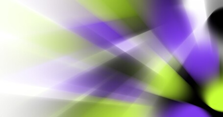 Obraz premium Dynamic radial light beams in purple and green. High-energy burst background with motion blur and glowing rays, perfect for futuristic and speed-themed digital designs