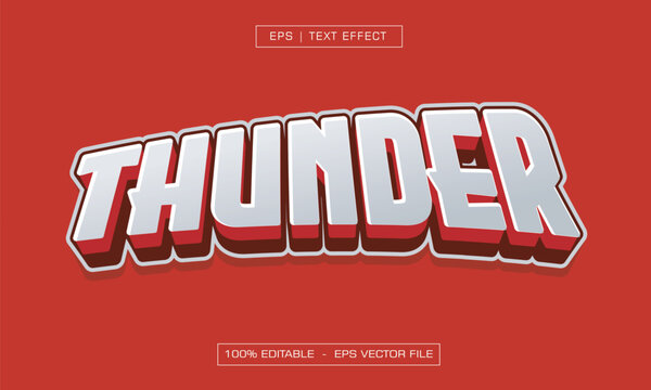 Thunder Bold Comic Lightning Text Effect