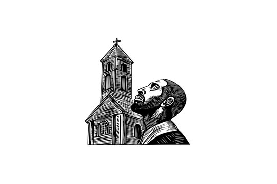 Baptism black pastor and church