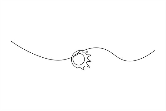 Elegant one-line art of a wedding ring with a decorative, flowing ribbon. Minimalist, thin-stroke design for luxury branding and bridal stationery.